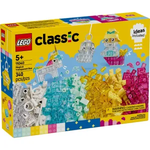 Lego® Toys LEGO® Classic Magical Transparent Box 340 Piece Building Kit (11040)