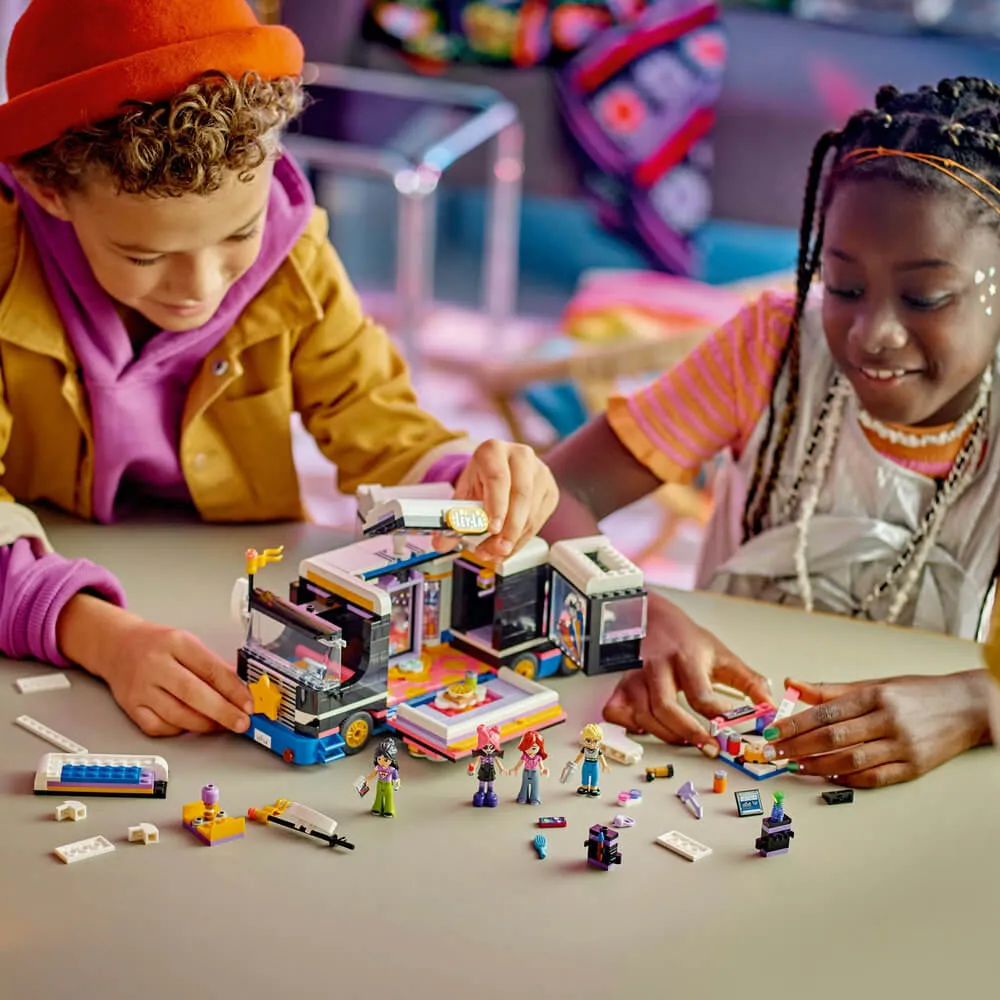 Lego® Toys LEGO® Friends Pop Star Music Tour Bus Toy 42619