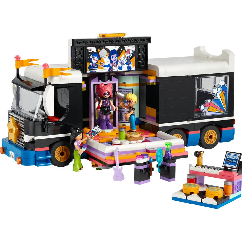 Lego® Toys LEGO® Friends Pop Star Music Tour Bus Toy 42619