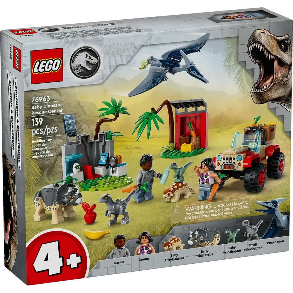 Lego® Toys LEGO® Jurassic World Baby Dinosaur Rescue Center 76963
