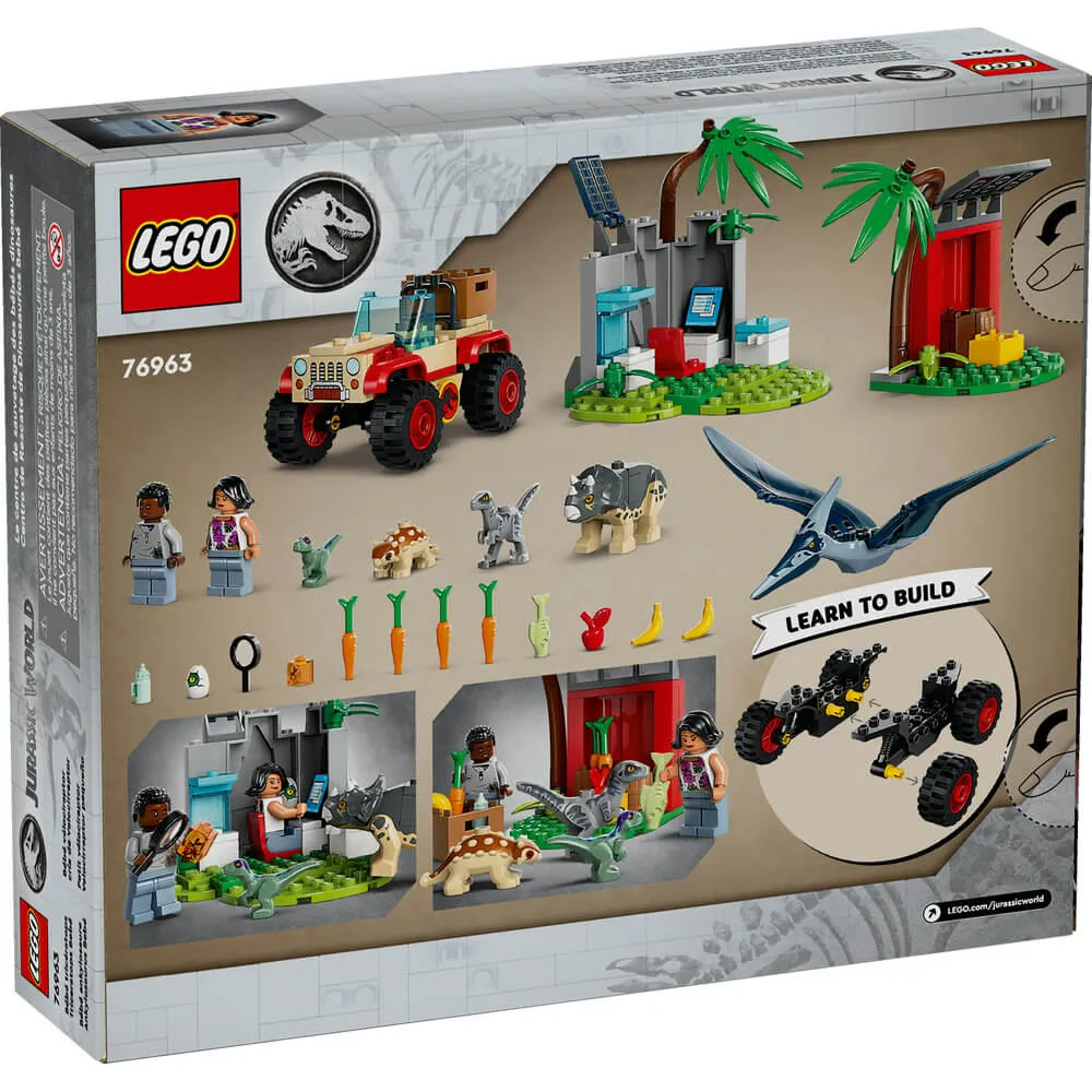 Lego® Toys LEGO® Jurassic World Baby Dinosaur Rescue Center 76963