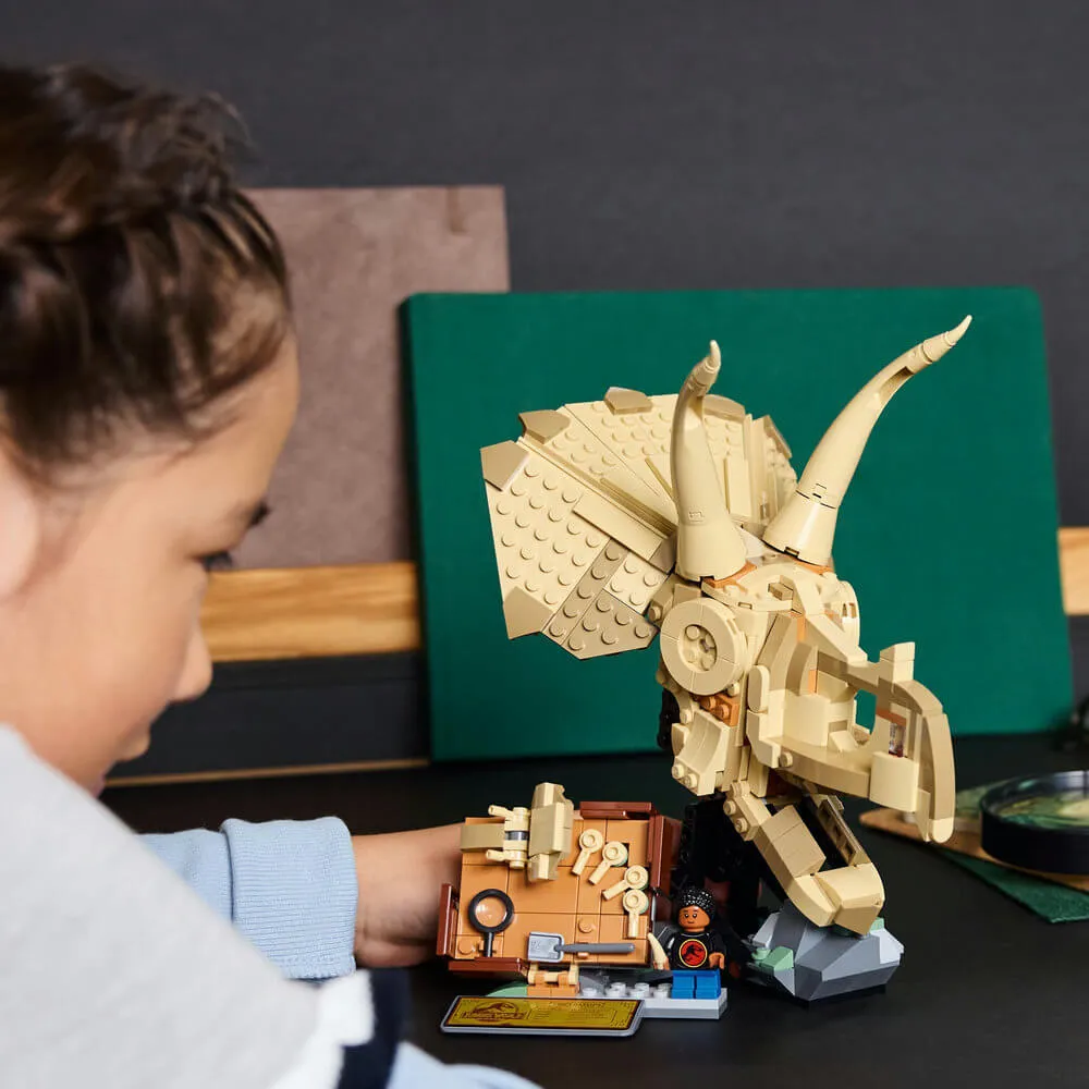 Lego® Toys LEGO® Jurassic World Dinosaur Fossils Triceratops Skull Building Kit 76969