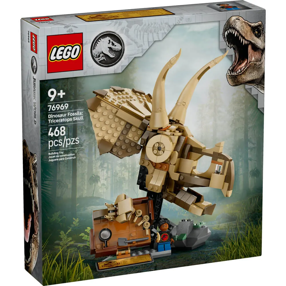 Lego® Toys LEGO® Jurassic World Dinosaur Fossils Triceratops Skull Building Kit 76969