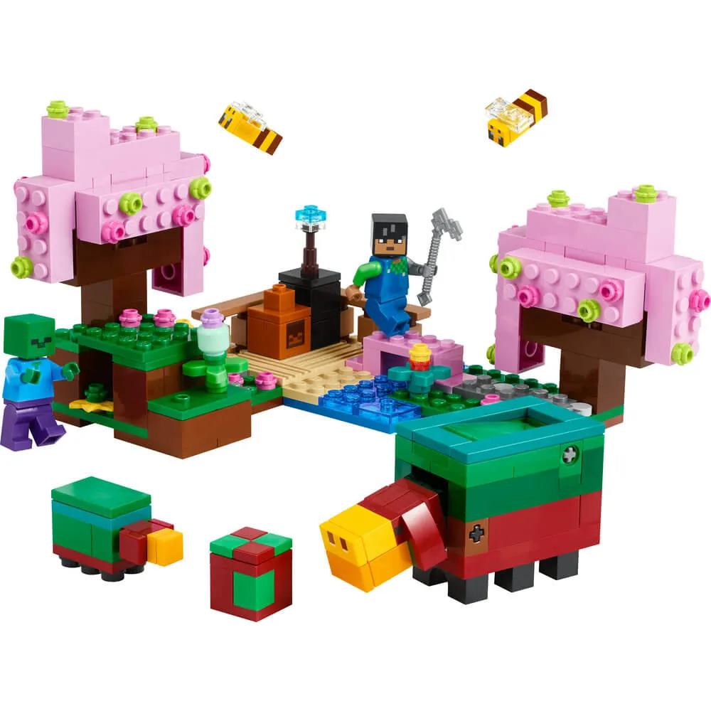 Lego® Toys LEGO® Minecraft The Cherry Blossom Garden 304 Piece Building Set (21260)