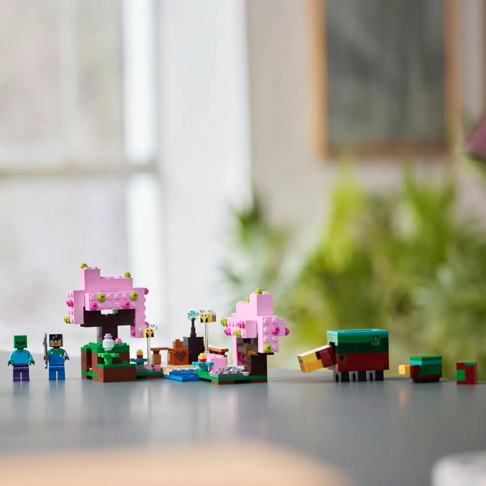 Lego® Toys LEGO® Minecraft The Cherry Blossom Garden 304 Piece Building Set (21260)