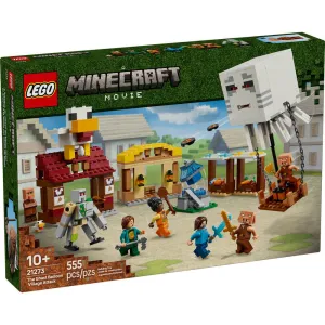 Lego® Toys LEGO® Minecraft The Ghast Balloon Village Attack 555 Piece Building Kit (21273)