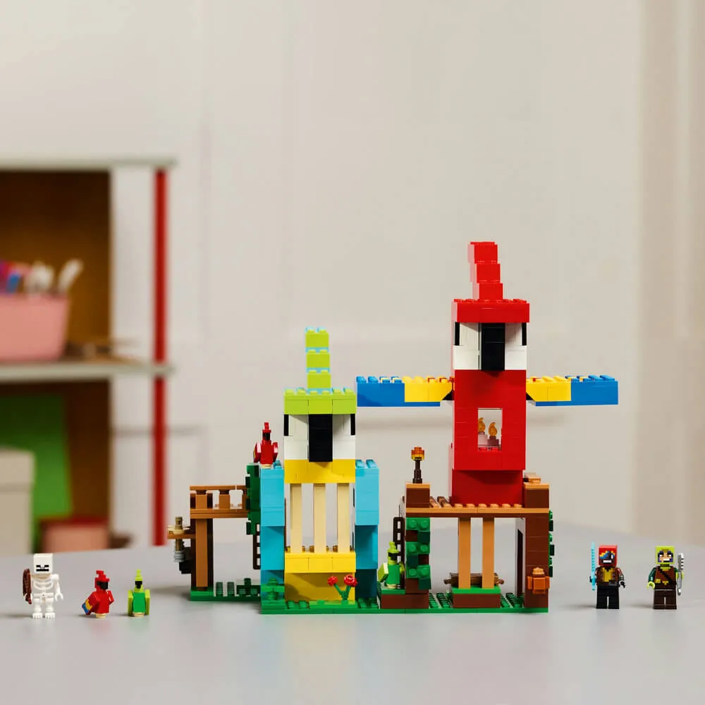 Lego® Toys LEGO® Minecraft The Parrot Houses 535 Piece Building Kit (21282)