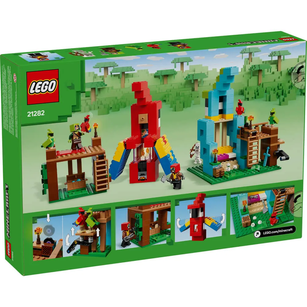 Lego® Toys LEGO® Minecraft The Parrot Houses 535 Piece Building Kit (21282)