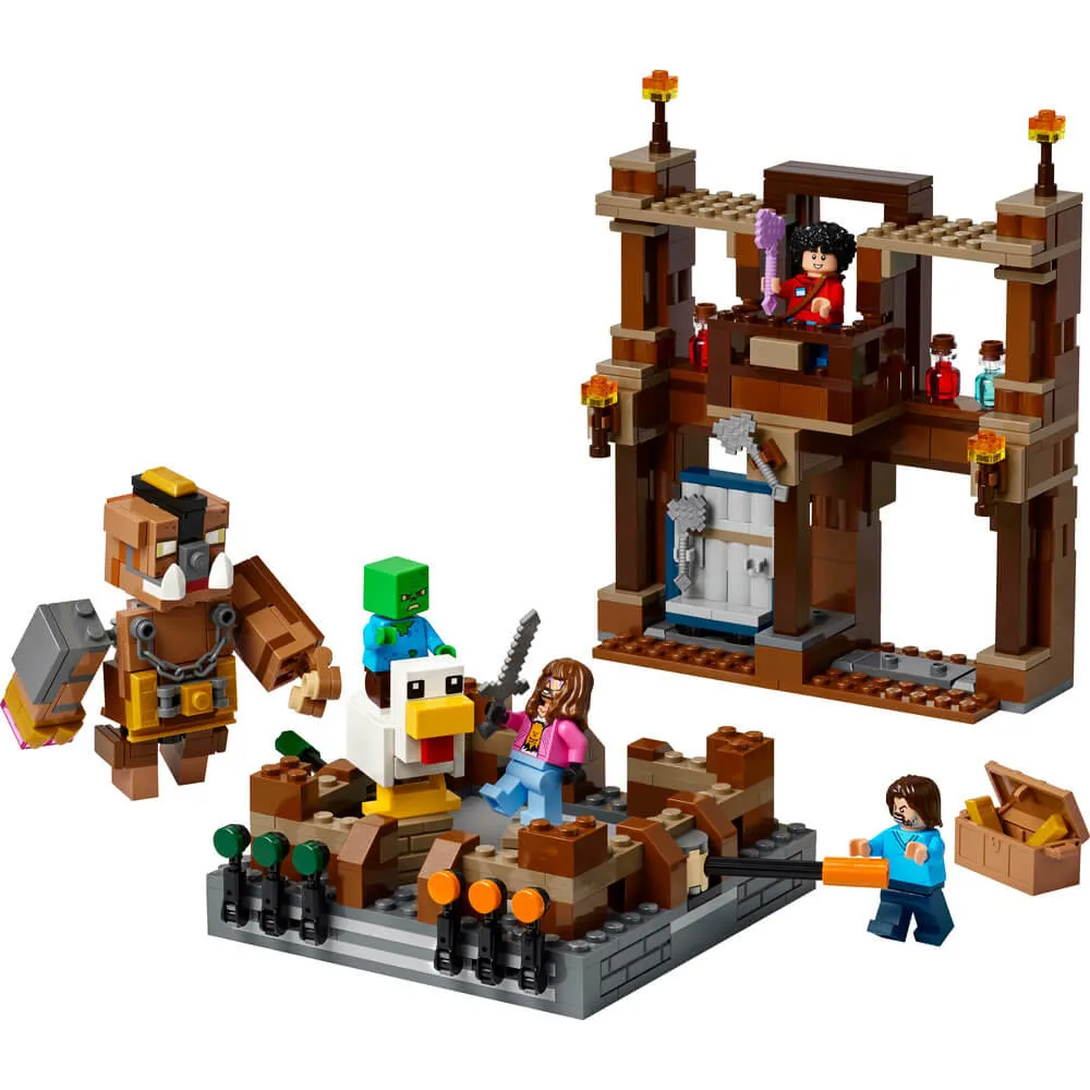 Lego® Toys LEGO® Minecraft Woodland Mansion Fighting Ring 491 Piece Building Kit (21272)