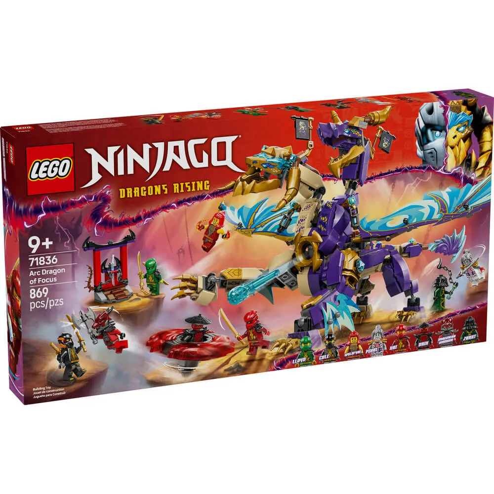 Lego® Toys LEGO® Ninjago Arc Dragon of Focus 869 Piece Building Kit (71836)