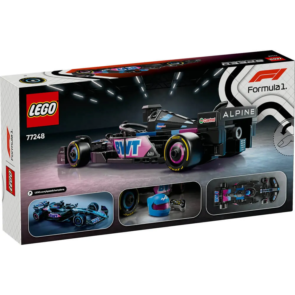 Lego® Toys LEGO® Speed Champions F1 BWT Alpine F1® Team A524 Race Car 258 Piece Building Kit (77248)