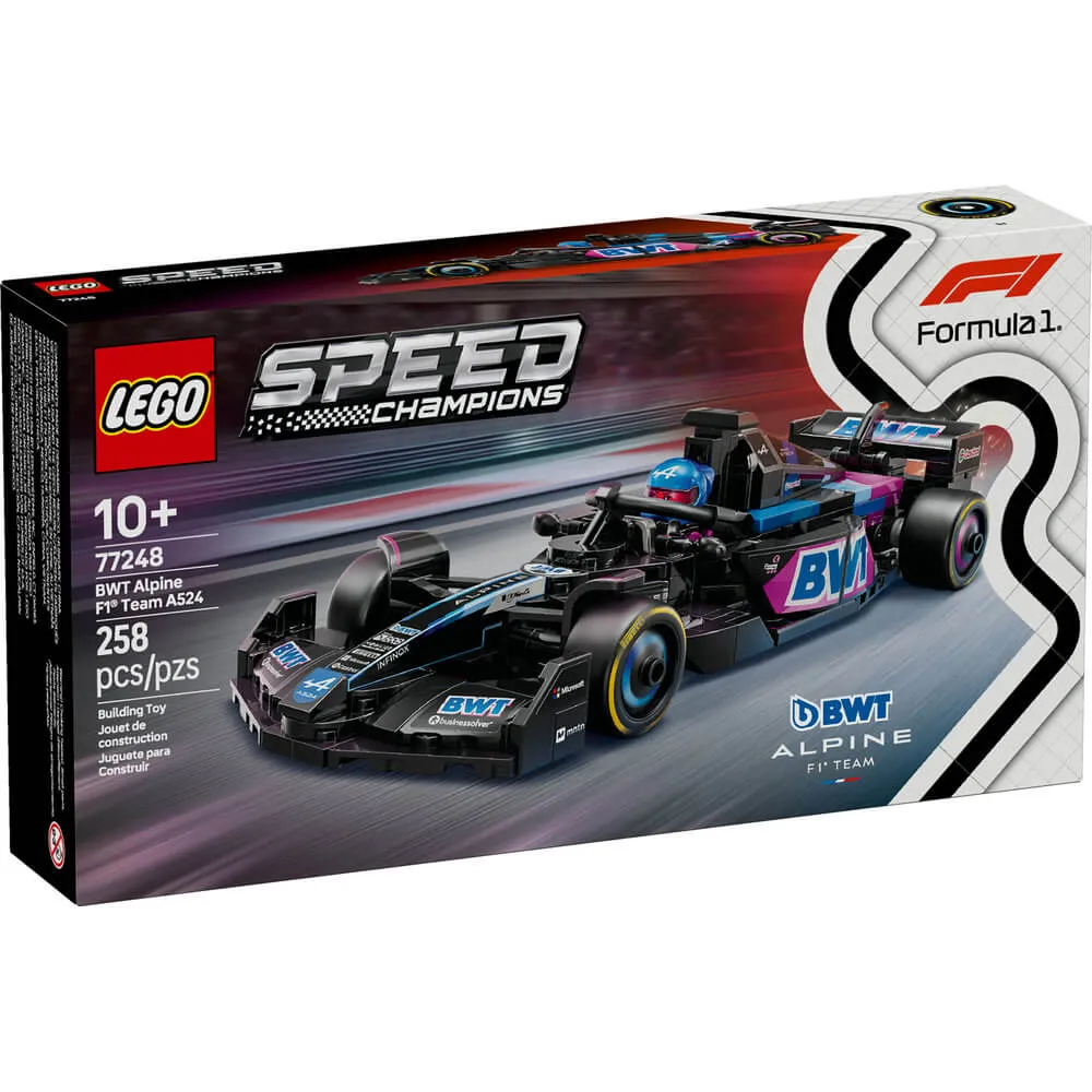 Lego® Toys LEGO® Speed Champions F1 BWT Alpine F1® Team A524 Race Car 258 Piece Building Kit (77248)