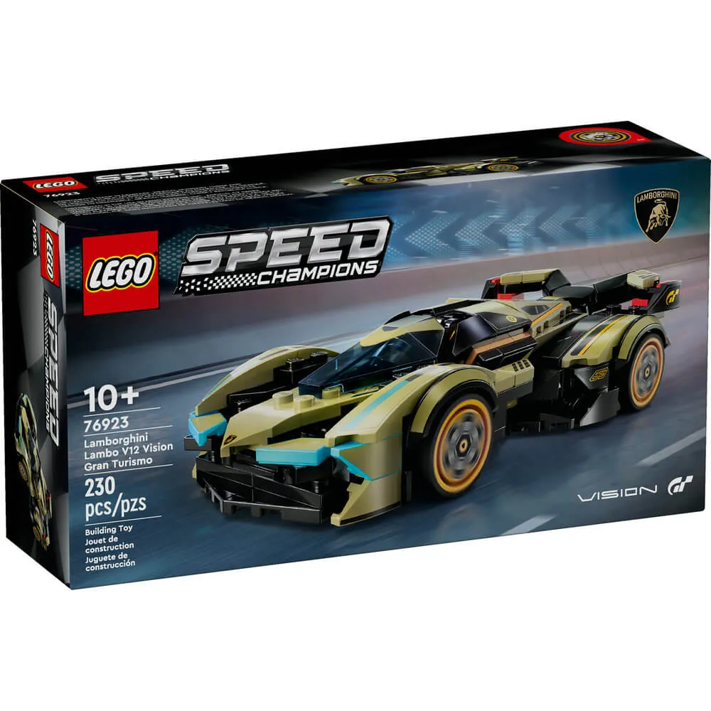 Lego® Toys LEGO® Speed Champions Lamborghini Lambo V12 Vision GT Super Car 230 Piece Building Set (76923)