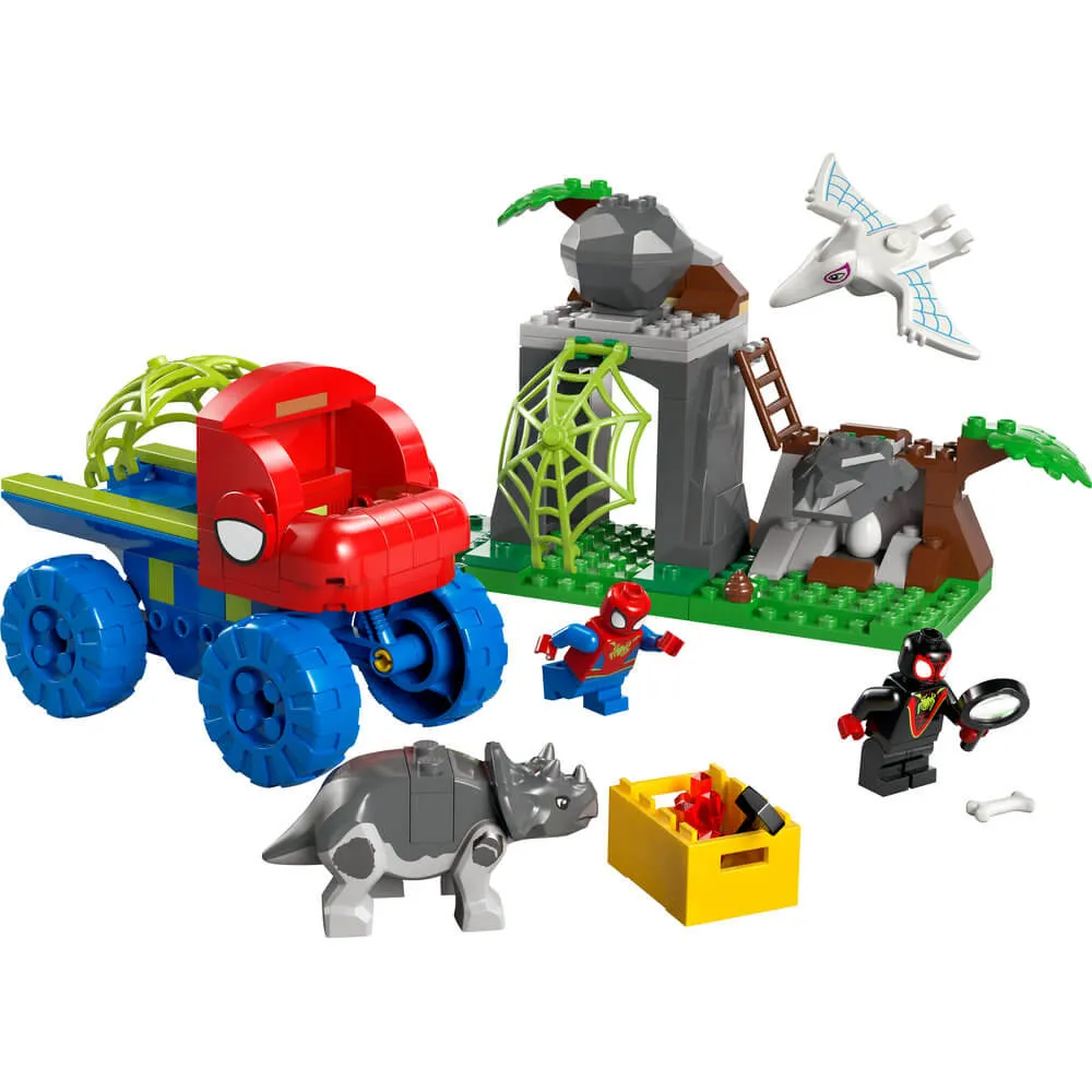 Lego® Toys LEGO® Spidey and His Amazing Friends Team Spidey Dino Crawler Rescue Building Kit 11199