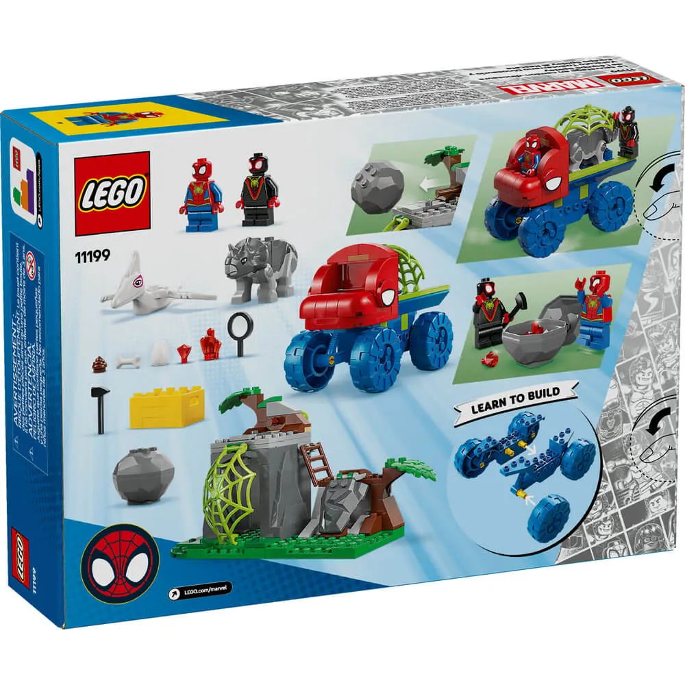 Lego® Toys LEGO® Spidey and His Amazing Friends Team Spidey Dino Crawler Rescue Building Kit 11199
