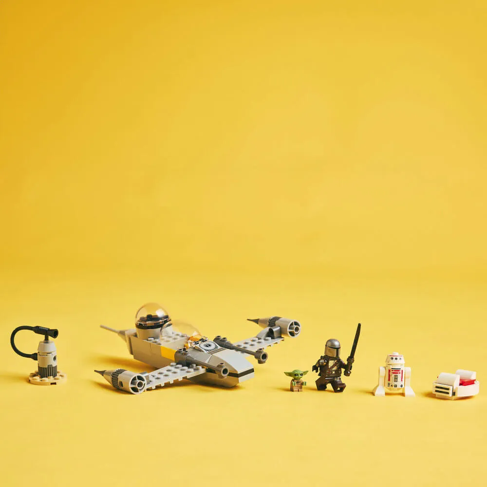 Lego® Toys LEGO® Star Wars Mando and Grogu's N-1 Starfighter Building Kit 75410
