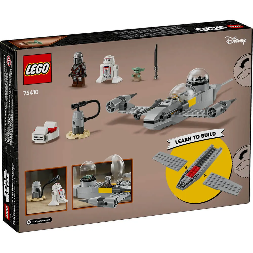 Lego® Toys LEGO® Star Wars Mando and Grogu's N-1 Starfighter Building Kit 75410