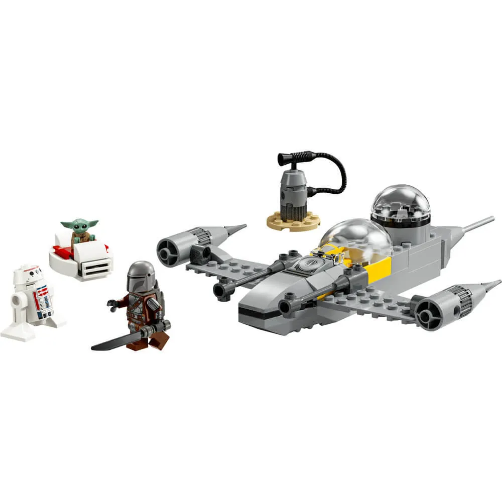 Lego® Toys LEGO® Star Wars Mando and Grogu's N-1 Starfighter Building Kit 75410