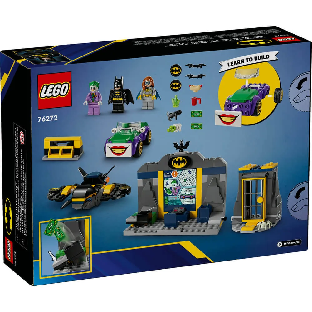 Lego® Toys LEGO® Super Heroes DC Comics The Batcave with Batman, Batgirl and The Joker 184 Piece Building Set (76272)