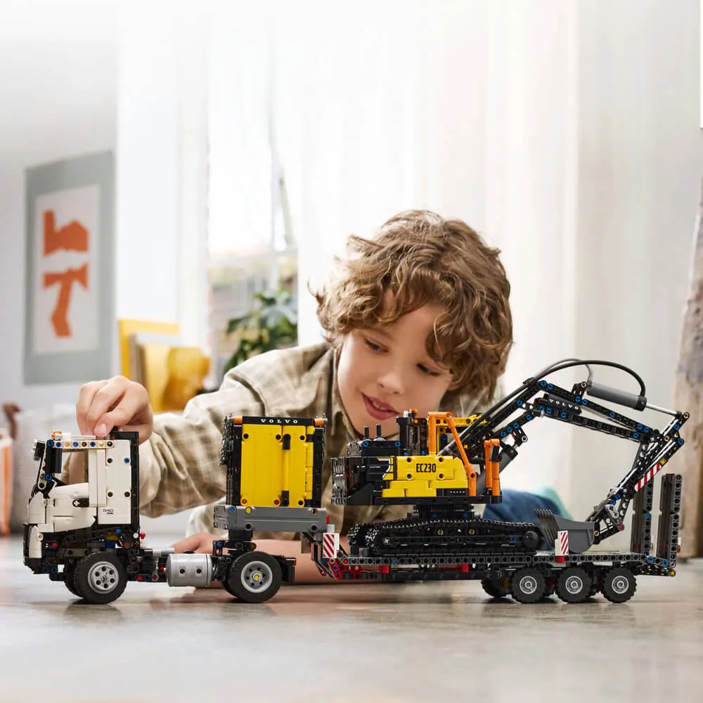 Lego® Toys LEGO® Technic Volvo FMX Truck & EC230 Electric Excavator 2274 Piece Building Set (42175)