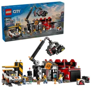 Lego Toys Scrapyard with Cars 60472