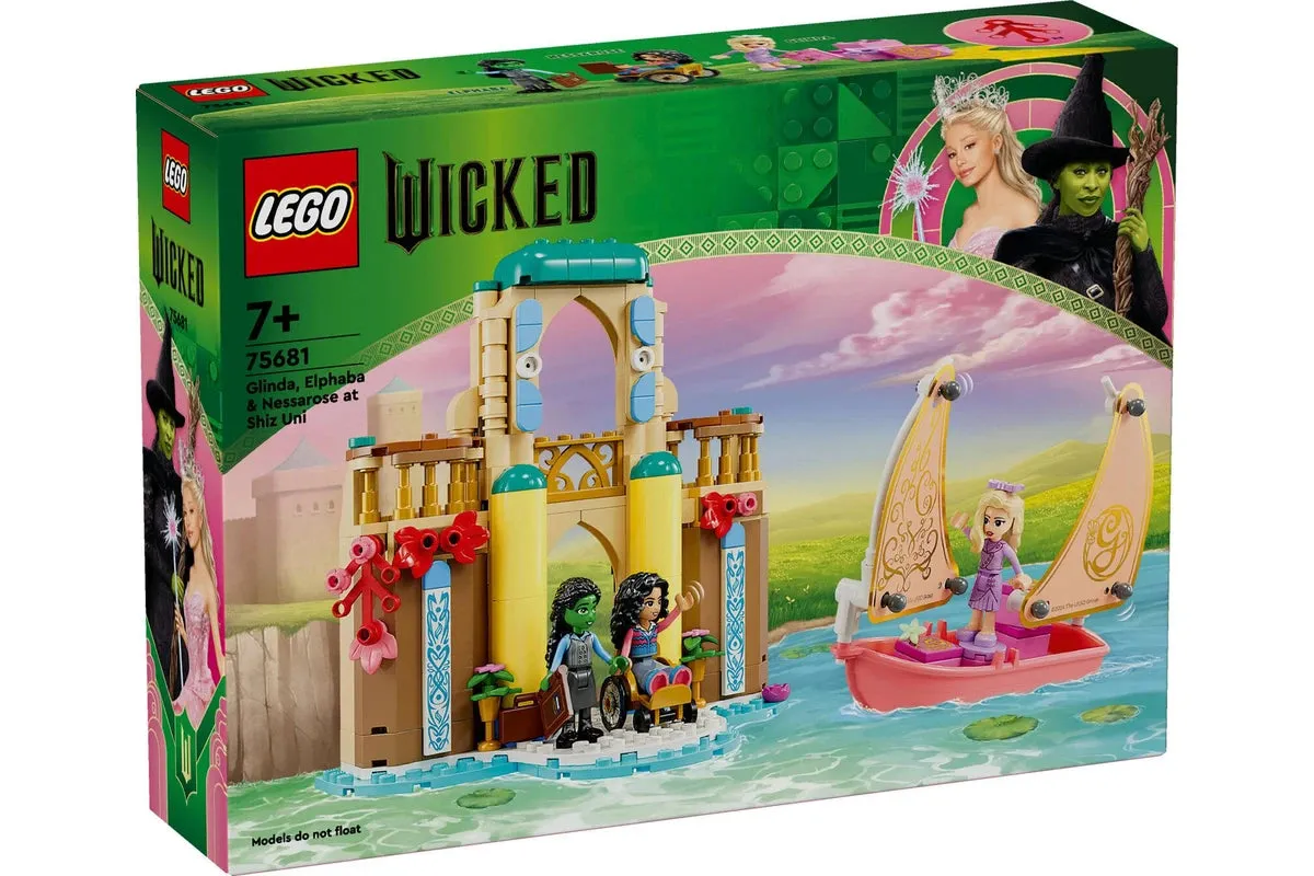 LEGO Wicked Glinda Elphaba & Nessarose at Shiz University 75681