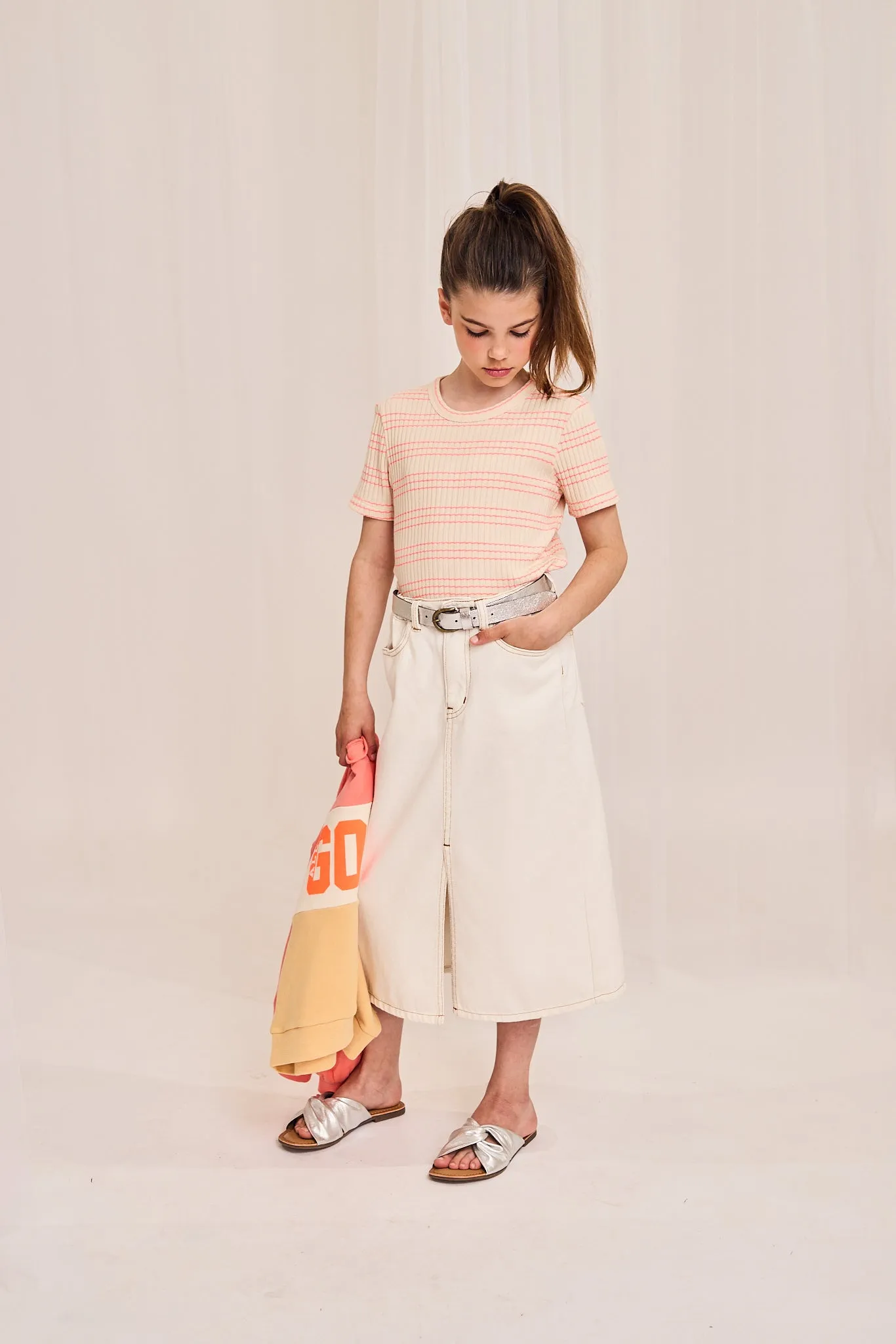 leslie color skirt 000910 - oyster Ao76 Clothes Boys Girls