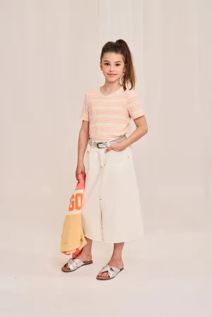 leslie color skirt 000910 - oyster Ao76 Clothes Boys Girls