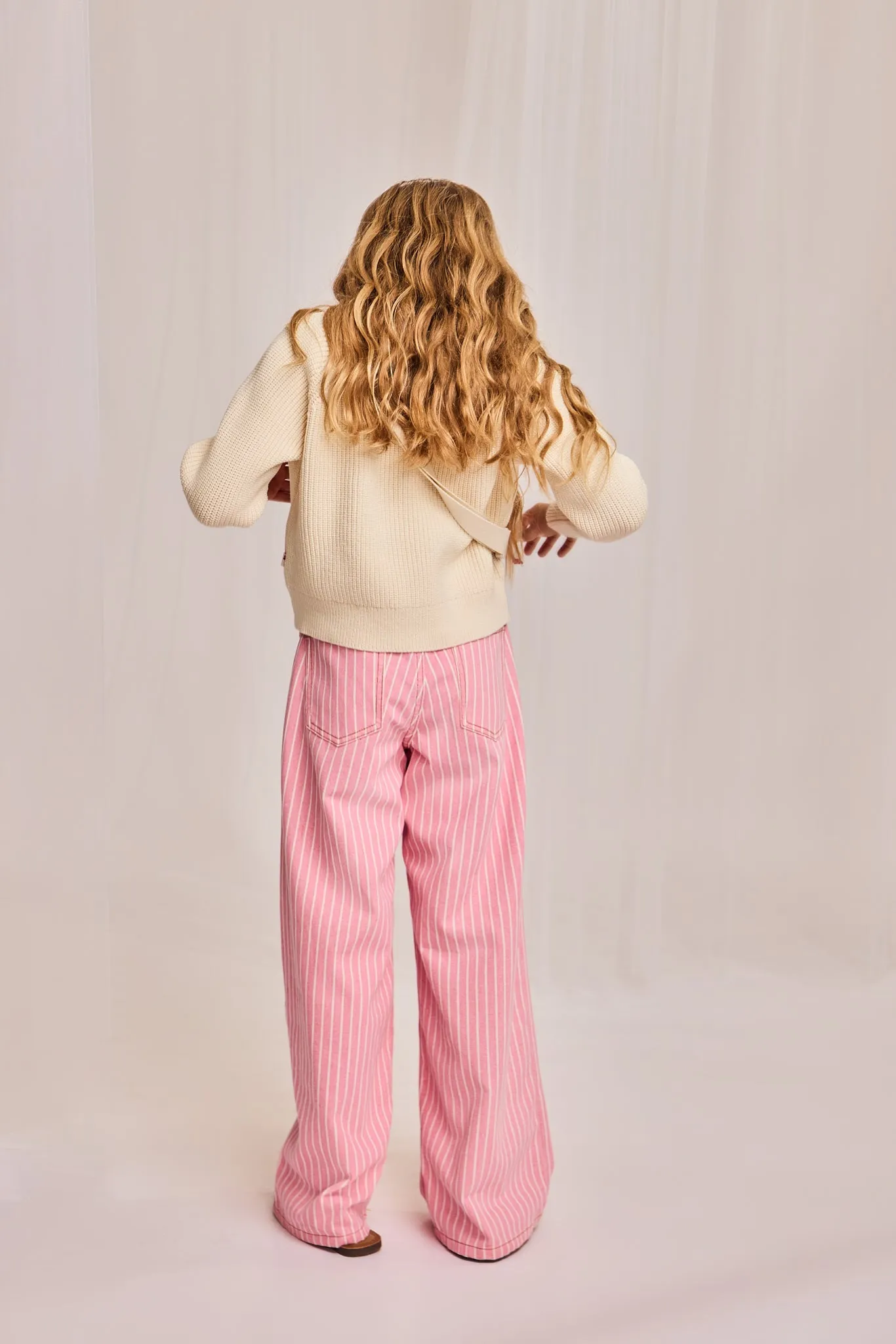 leyla striped pants 000528 - pink Ao76 Clothes Boys Girls