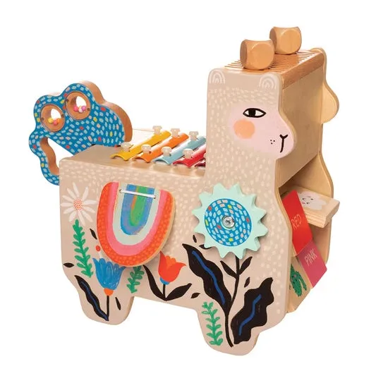 Lili Musical Llama - Wooden Music Station