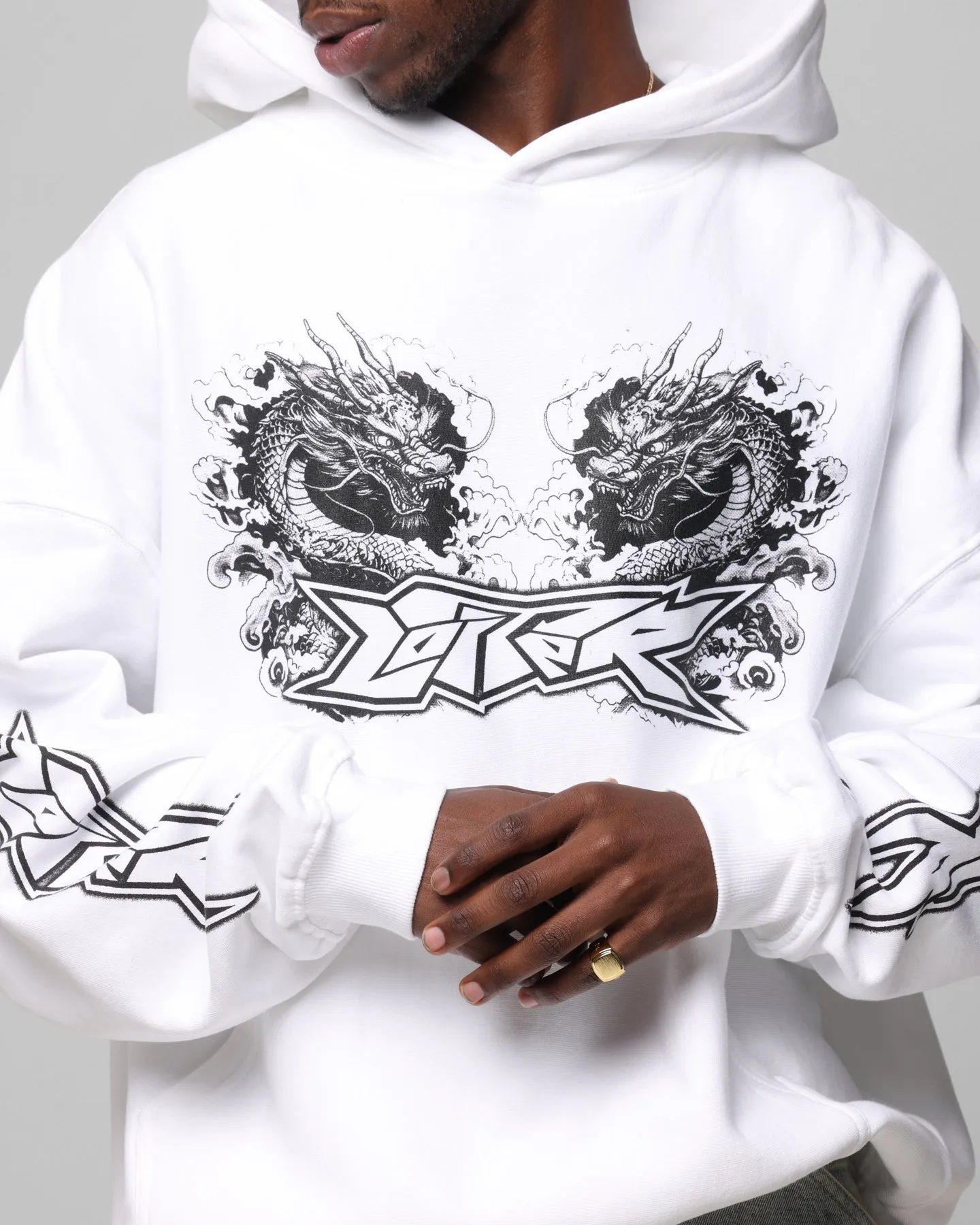 Loiter Draco Born Hoodie White