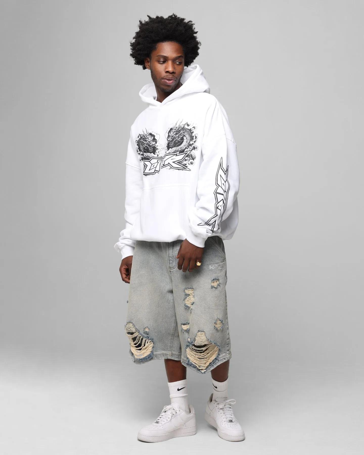Loiter Draco Born Hoodie White