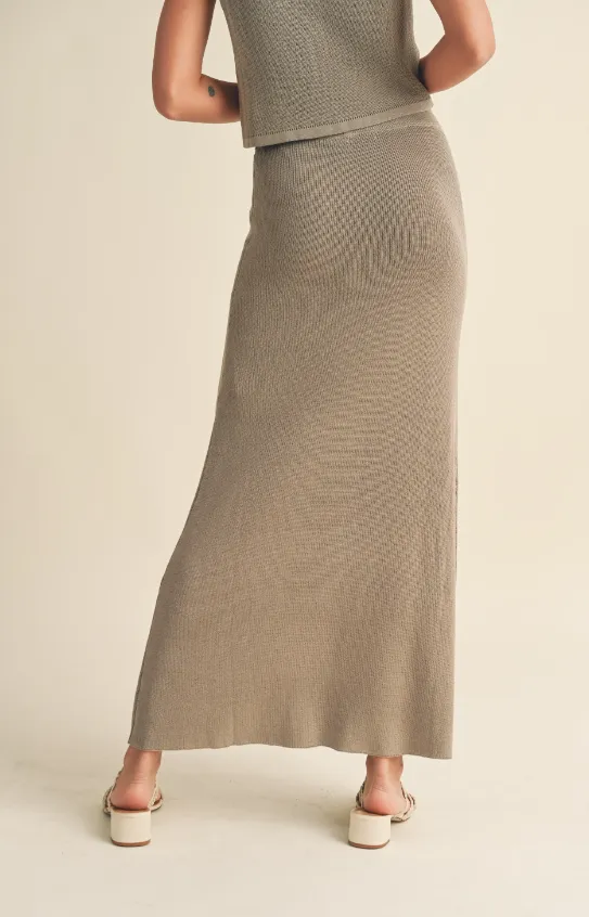 Londyn Knitted Maxi Skirt - Final Sale 40% off in cart
