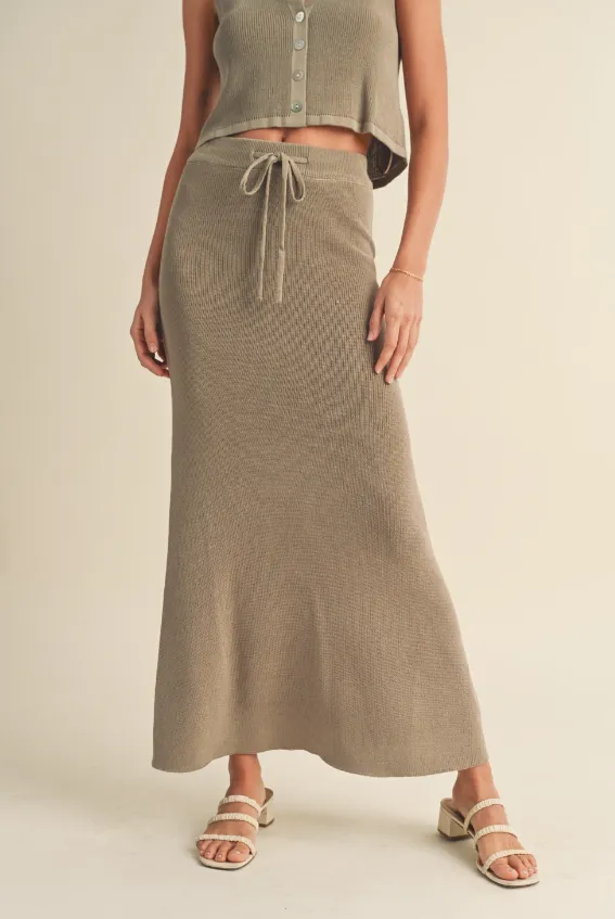 Londyn Knitted Maxi Skirt - Final Sale 40% off in cart