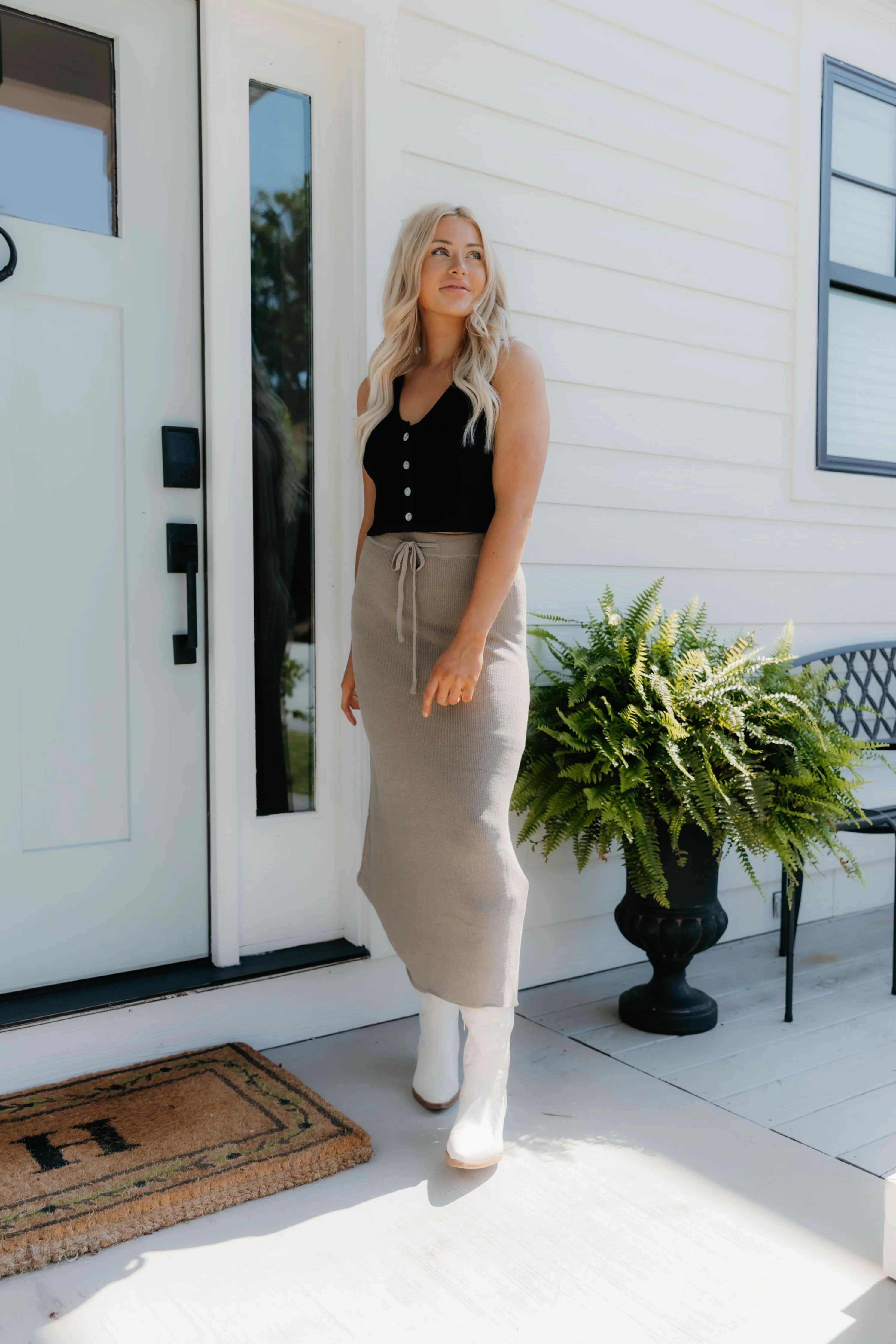 Londyn Knitted Maxi Skirt - Final Sale 40% off in cart