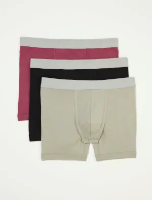 Lucky Brand 3 Pack Cotton Modal Boxer Multi Lucky Brand