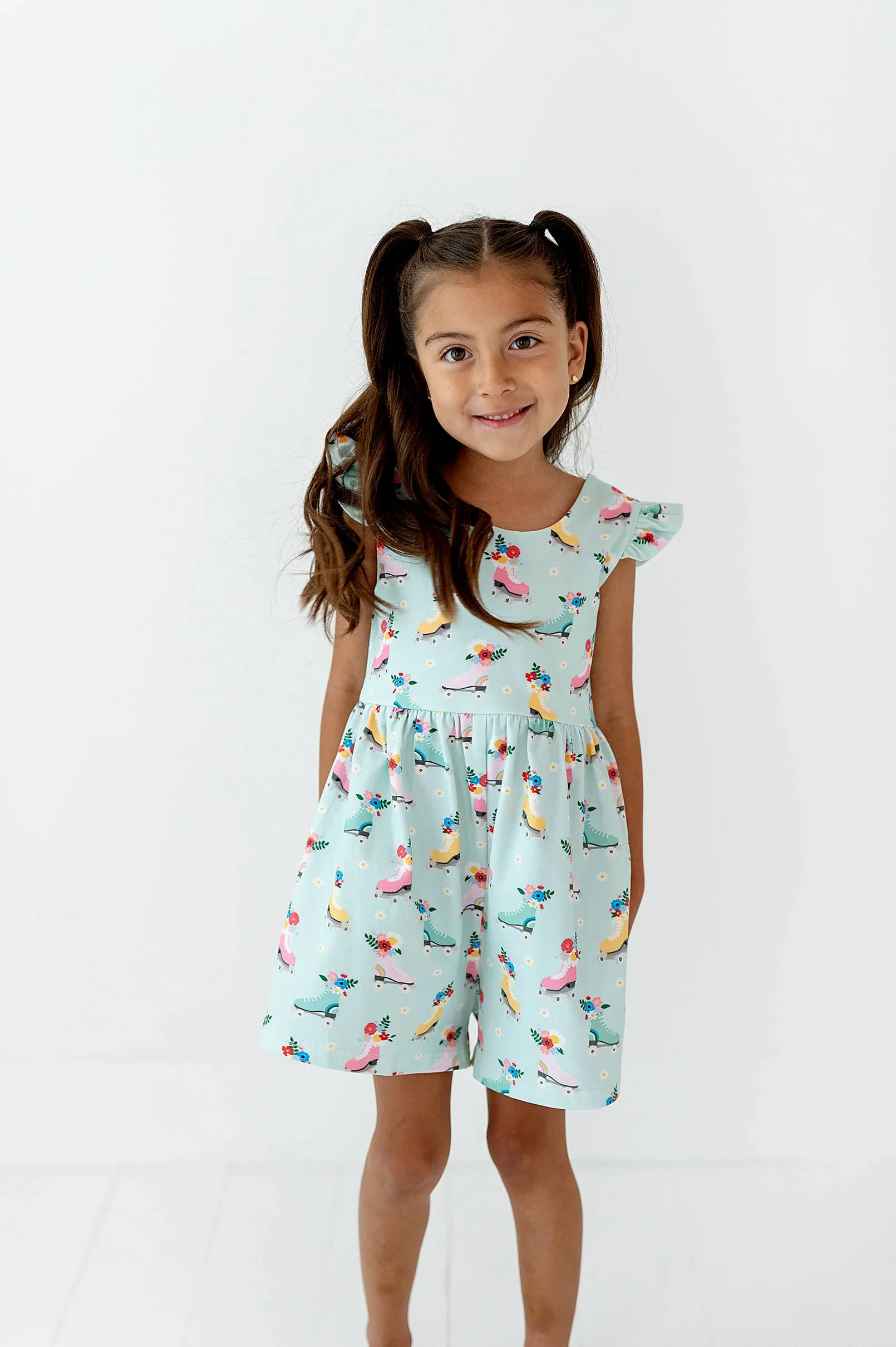 Macie Romper in Roller Girl| Jumpsuit