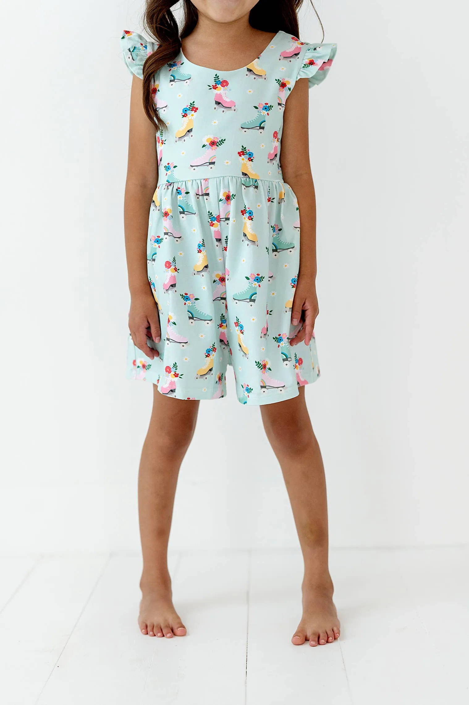 Macie Romper in Roller Girl| Jumpsuit
