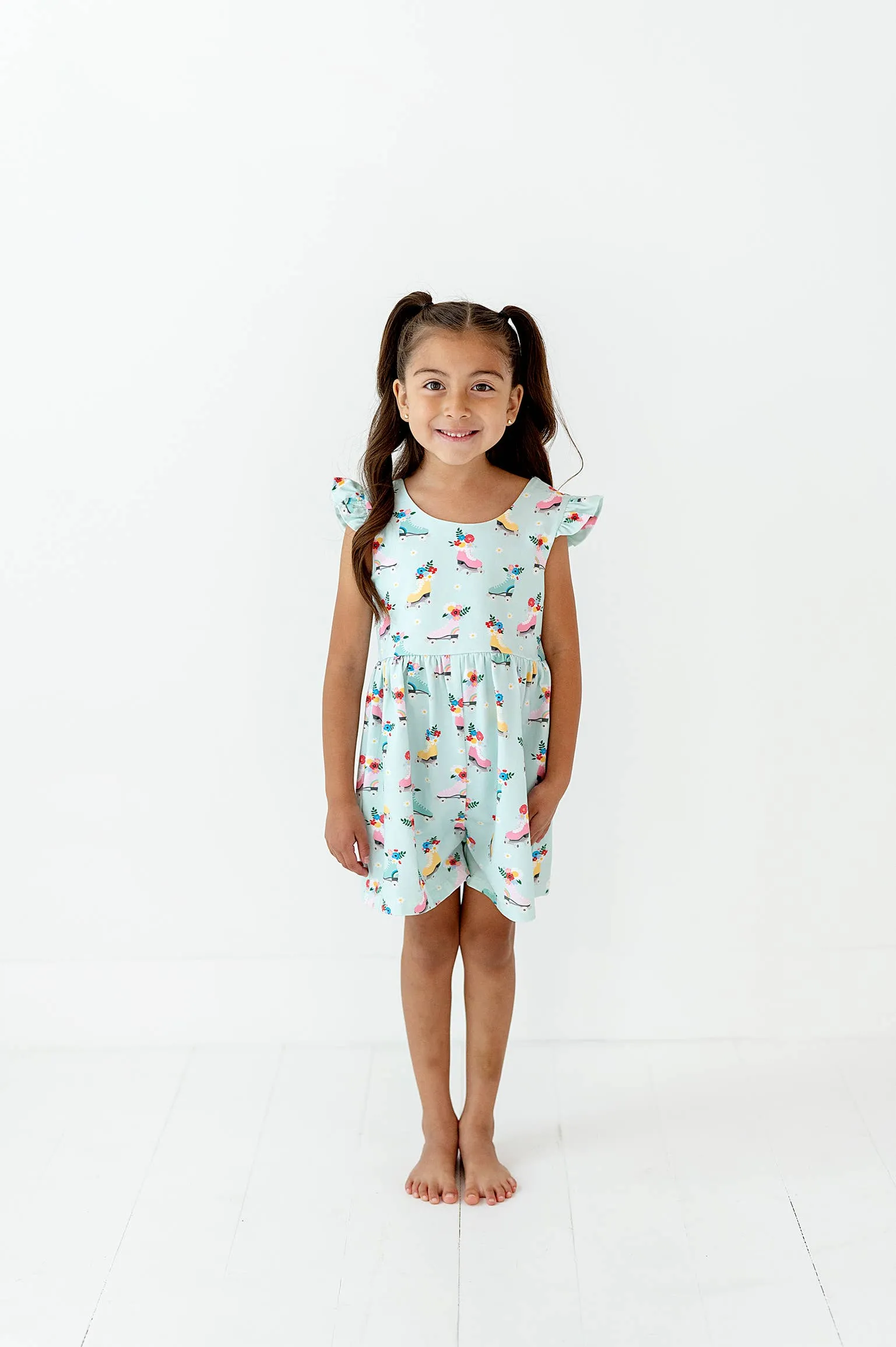Macie Romper in Roller Girl| Jumpsuit