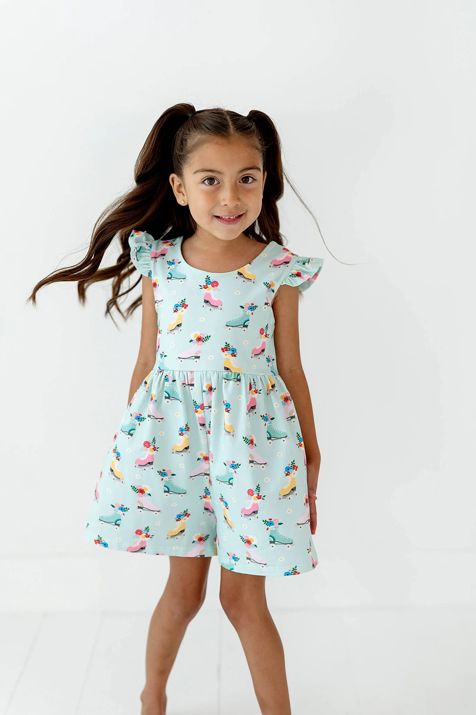 Macie Romper in Roller Girl| Jumpsuit