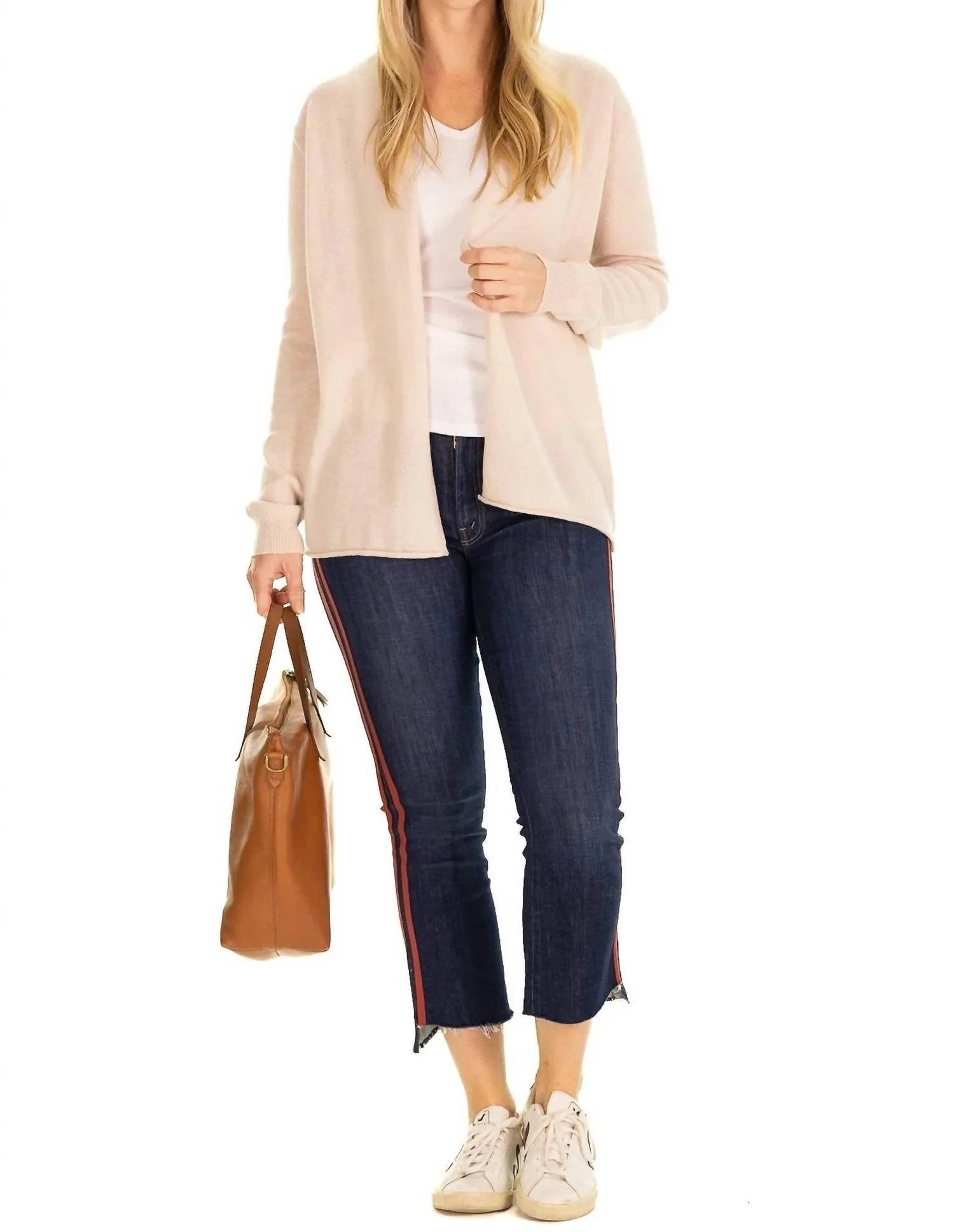 Maeve Mini Duster In Oatmeal Shimmer