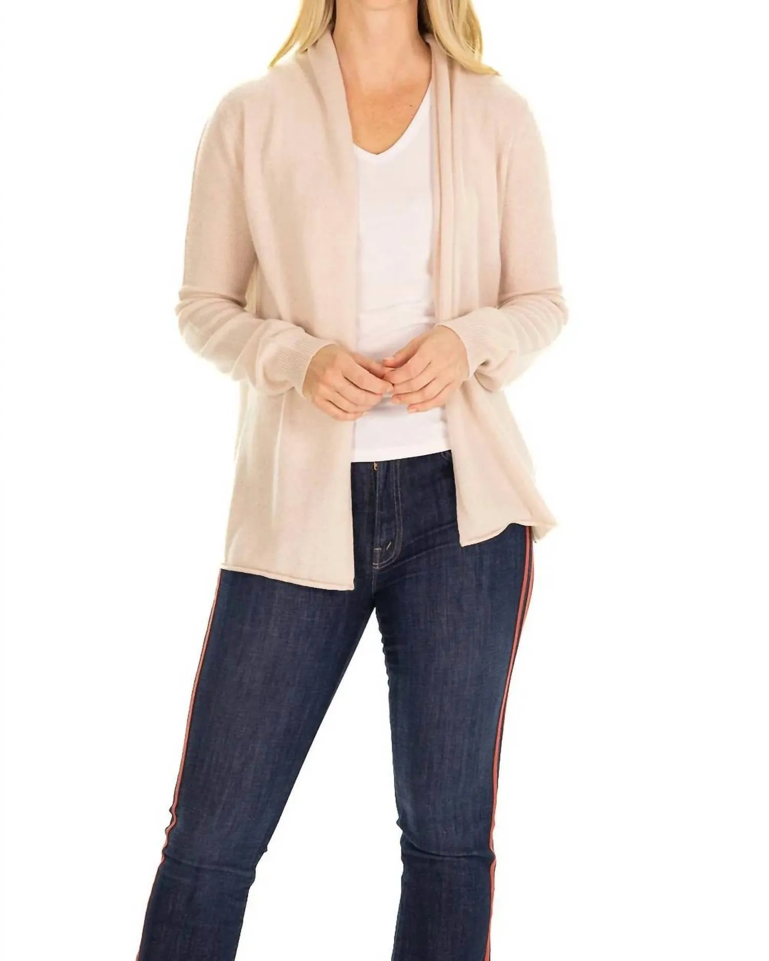 Maeve Mini Duster In Oatmeal Shimmer