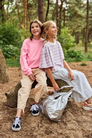 mafe sweater square 000510 - fluo pink Ao76 Clothes Boys Girls