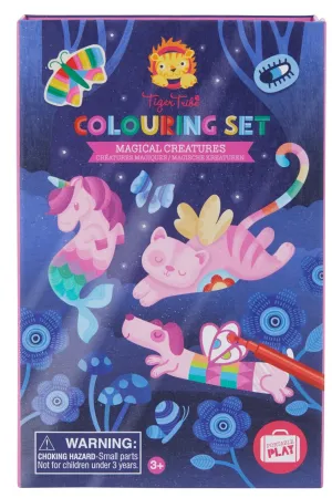 Magical Creatures Colouring Set