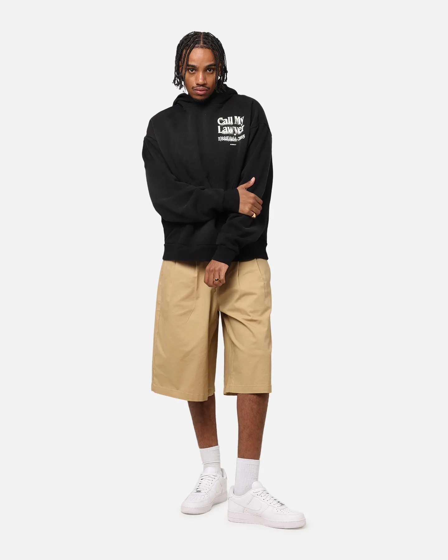 Market Call My Lawyer 3D Hoodie Black