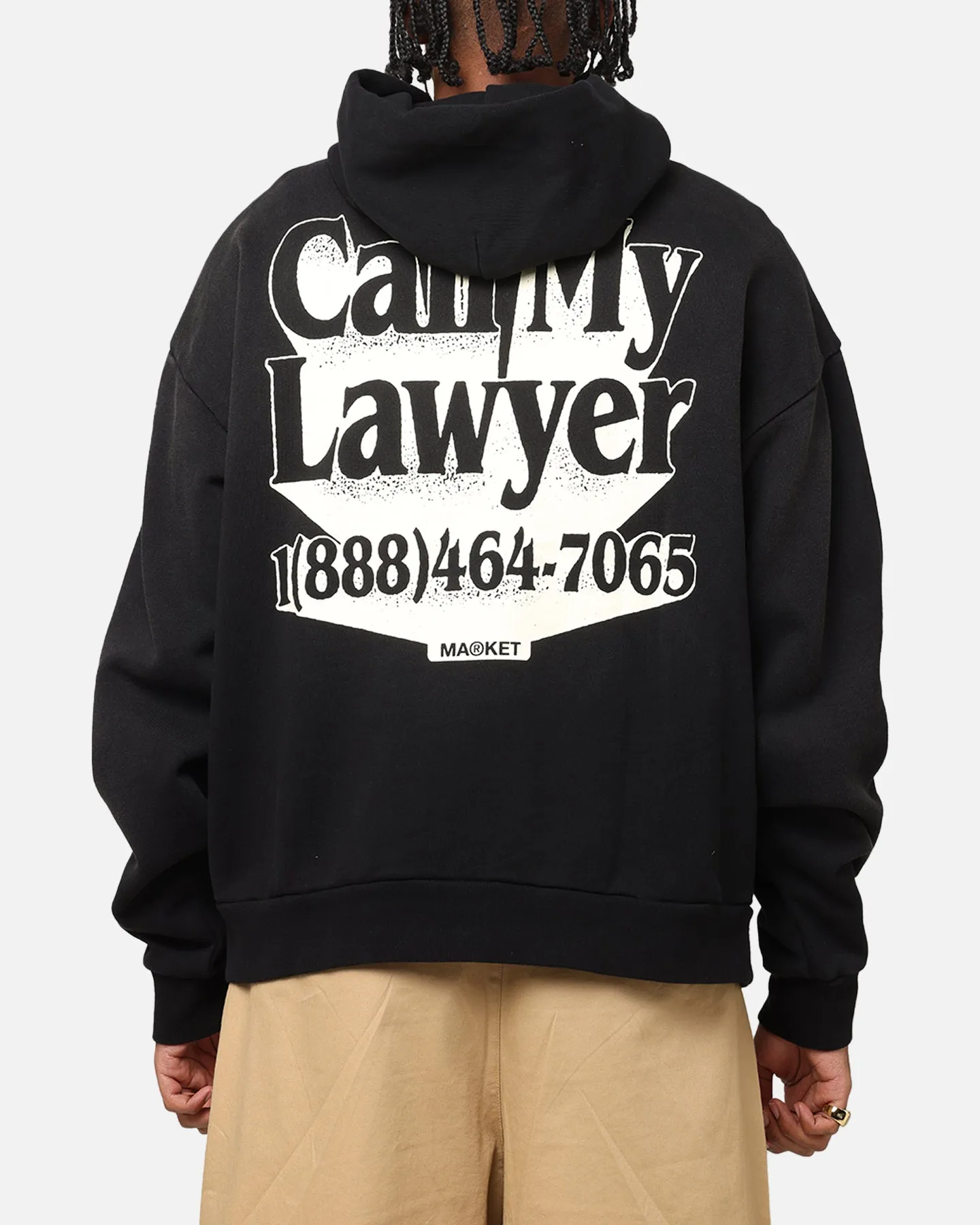 Market Call My Lawyer 3D Hoodie Black
