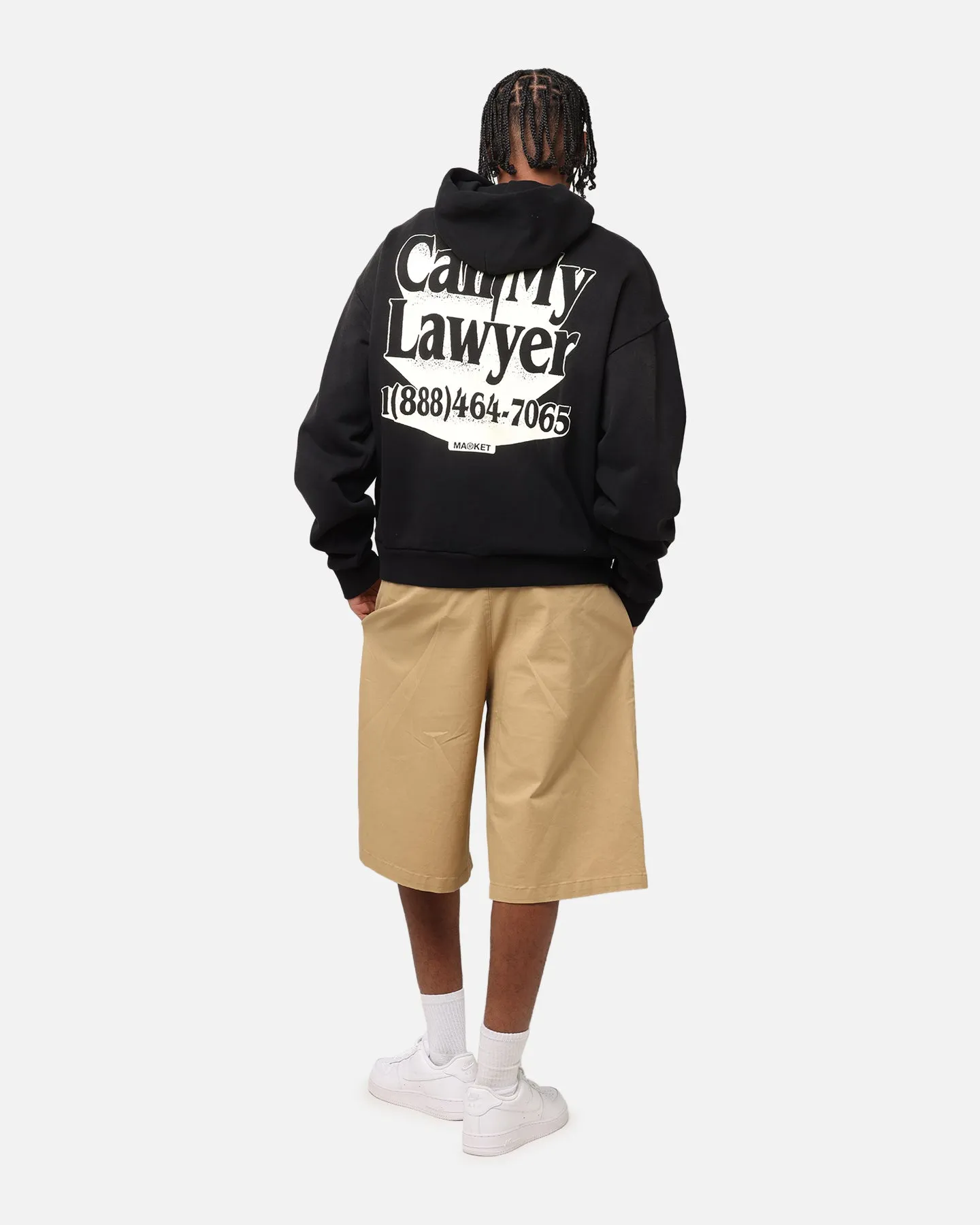 Market Call My Lawyer 3D Hoodie Black