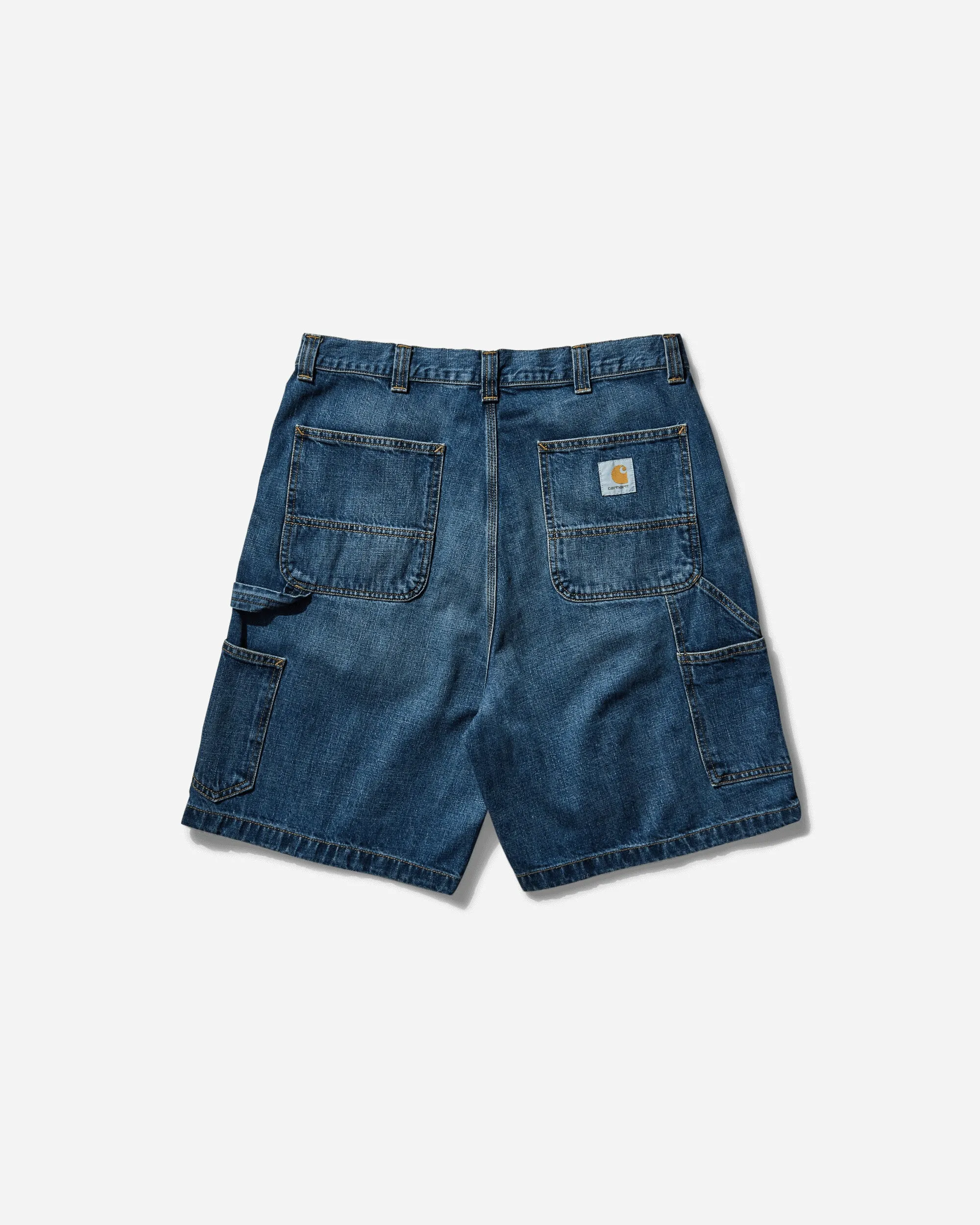 Men's OG Single Knee Shorts Blue (Dark Used Wash)