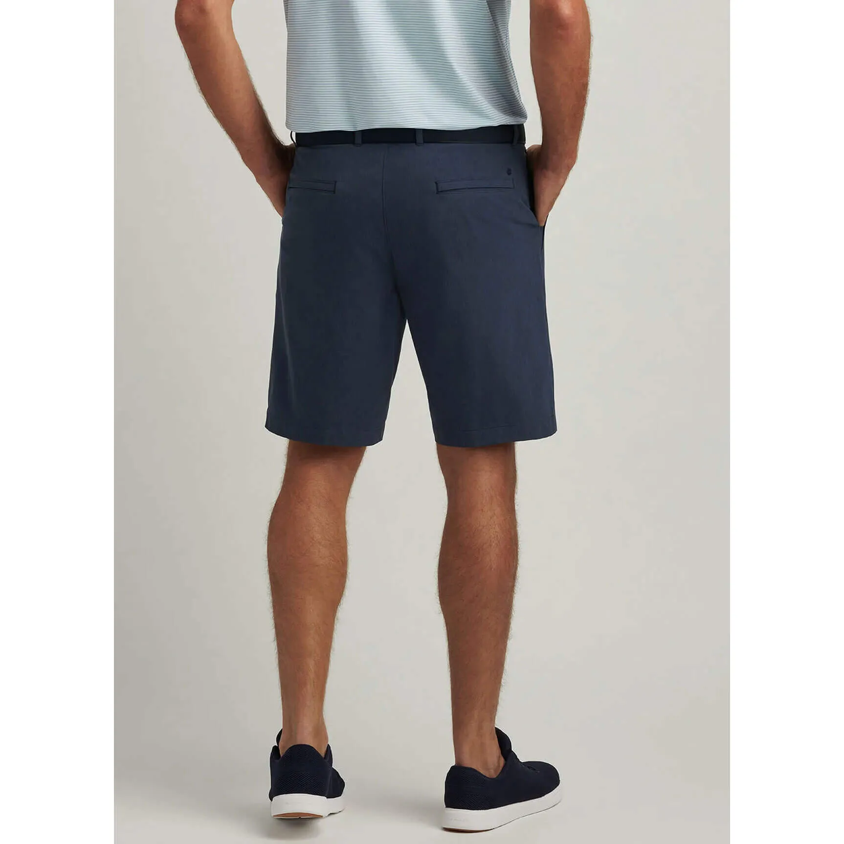 Mens Peter Millar Peter Millar 9-Inch Shackleford Performance Hybrid Shorts - Navy*