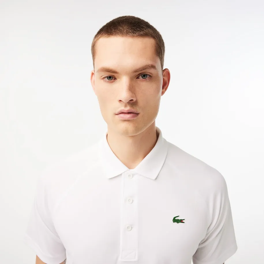 Men's SPORT Breathable Abrasion-Resistant Interlock Polo White Patagonia Clothing
